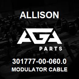 301777-00-060.0 Allison MODULATOR CABLE | AGA Parts