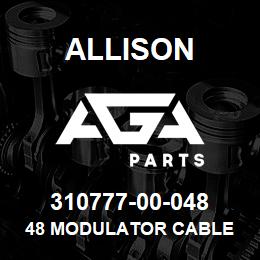 310777-00-048 Allison 48 MODULATOR CABLE | AGA Parts