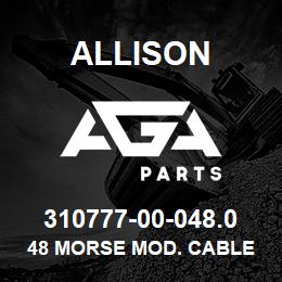 310777-00-048.0 Allison 48 MORSE MOD. CABLE | AGA Parts