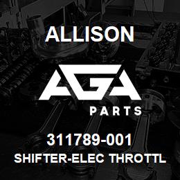 311789-001 Allison SHIFTER-ELEC THROTTLE | AGA Parts