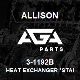 3-1192B Allison HEAT EXCHANGER *STAINLESS | AGA Parts