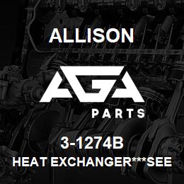 3-1274B Allison HEAT EXCHANGER***see notes | AGA Parts