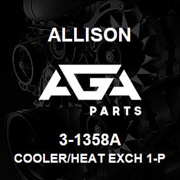 3-1358A Allison COOLER/HEAT EXCH 1-PASS | AGA Parts