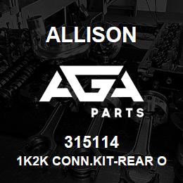 315114 Allison 1K2K CONN.KIT-REAR OIL PAN MOU | AGA Parts