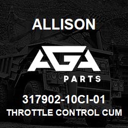 317902-10CI-01 Allison THROTTLE CONTROL CUMMINS 2 CCW | AGA Parts