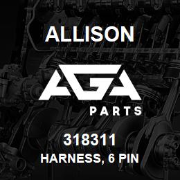 318311 Allison HARNESS, 6 PIN | AGA Parts