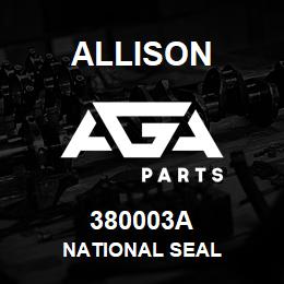 380003A Allison NATIONAL SEAL | AGA Parts