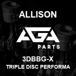 3DBBG-X Allison TRIPLE DISC PERFORMANCE TC, BILLET COVER AND STATOR (1.69:1) (G) | AGA Parts