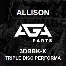 3DBBK-X Allison TRIPLE DISC PERFORMANCE TC, BILLET COVER AND STATOR (1.65:1) (K) | AGA Parts