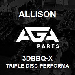 3DBBQ-X Allison TRIPLE DISC PERFORMANCE TC, BILLET COVER AND STATOR (1.40:1) (Q) | AGA Parts