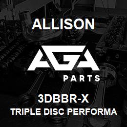 3DBBR-X Allison TRIPLE DISC PERFORMANCE TC, BILLET COVER AND STATOR (1.85 :1) (R) | AGA Parts