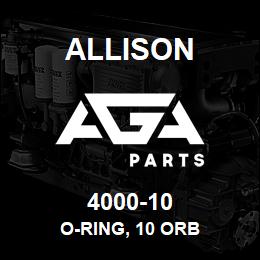 4000-10 Allison O-RING, 10 ORB | AGA Parts