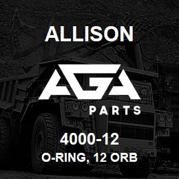 4000-12 Allison O-RING, 12 ORB | AGA Parts