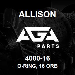 4000-16 Allison O-RING, 16 ORB | AGA Parts