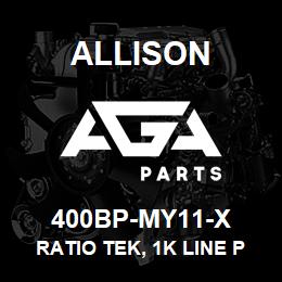 400BP-MY11-X Allison RATIO TEK, 1K LINE PRESSURE BOOST KIT, 400-799HP (2011-2015) | AGA Parts