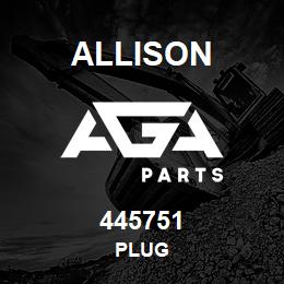 445751 Allison PLUG | AGA Parts