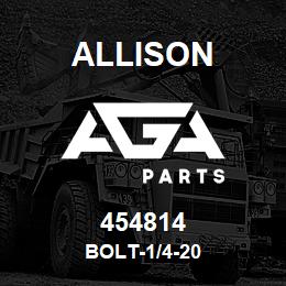 454814 Allison BOLT-1/4-20 | AGA Parts