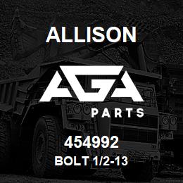 454992 Allison BOLT 1/2-13 | AGA Parts