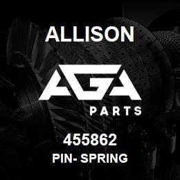 455862 Allison PIN- SPRING | AGA Parts