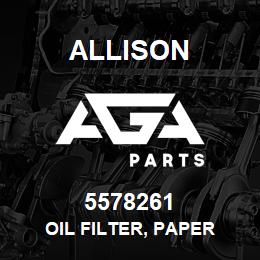 5578261 Allison OIL FILTER, PAPER**NOTE | AGA Parts