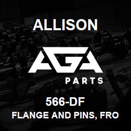 566-DF Allison FLANGE AND PINS, FRONT CARRIER MT-600 SERIES | AGA Parts