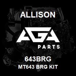 643BRG Allison MT643 BRG KIT | AGA Parts