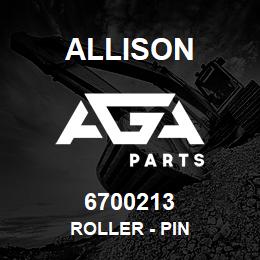 6700213 Allison ROLLER - PIN | AGA Parts