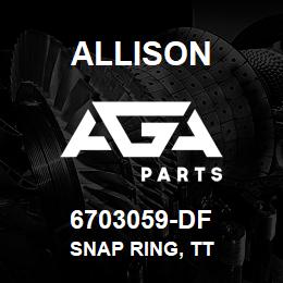 6703059-DF Allison SNAP RING, TT | AGA Parts