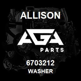 6703212 Allison WASHER | AGA Parts