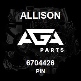 6704426 Allison PIN | AGA Parts