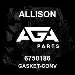 6750186 Allison GASKET-CONV | AGA Parts