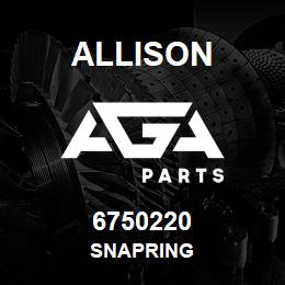 6750220 Allison SNAPRING | AGA Parts