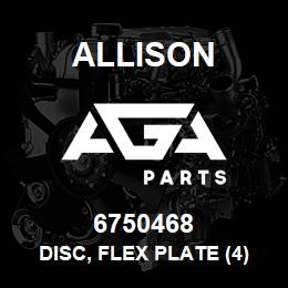 6750468 Allison DISC, FLEX PLATE (4) | AGA Parts