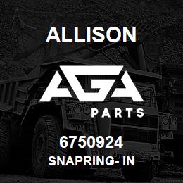 6750924 Allison SNAPRING- IN | AGA Parts