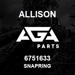 6751633 Allison SNAPRING | AGA Parts