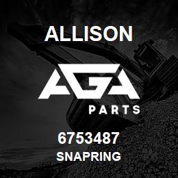 6753487 Allison SNAPRING | AGA Parts