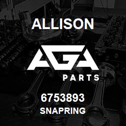 6753893 Allison SNAPRING | AGA Parts