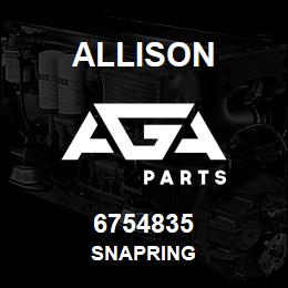 6754835 Allison SNAPRING | AGA Parts