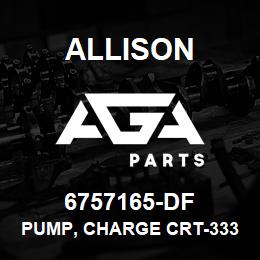 6757165-DF Allison PUMP, CHARGE CRT-3331 | AGA Parts