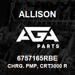 6757165RBE Allison CHRG. PMP, CRT3000 RBLT/EXCH | AGA Parts