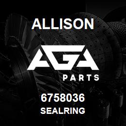 6758036 Allison SEALRING | AGA Parts