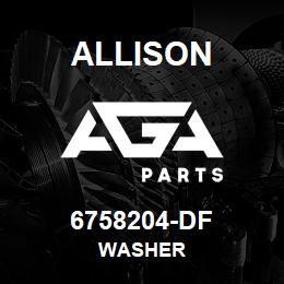 6758204-DF Allison WASHER | AGA Parts