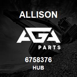 6758376 Allison HUB | AGA Parts