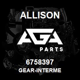 6758397 Allison GEAR-INTERME | AGA Parts