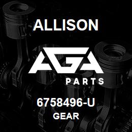 6758496-U Allison GEAR | AGA Parts