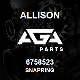 6758523 Allison SNAPRING | AGA Parts