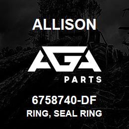 6758740-DF Allison RING, SEAL RING | AGA Parts