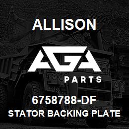 6758788-DF Allison STATOR BACKING PLATE | AGA Parts