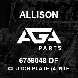 6759048-DF Allison CLUTCH PLATE (4 INTERNAL TH) | AGA Parts