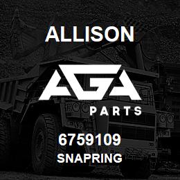 6759109 Allison SNAPRING | AGA Parts